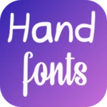 Logo of Hand Fonts android Application 